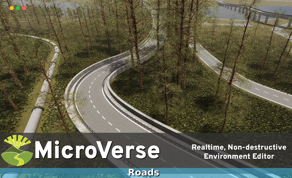 Unity插件 – 道路创建系统 MicroVerse – Roads