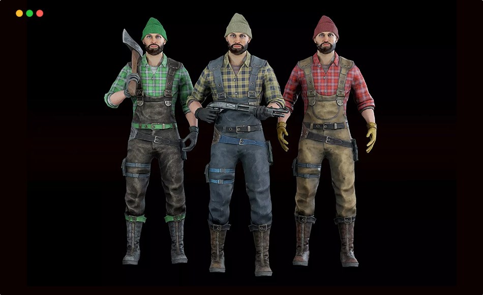 Unity角色 – 森林人守护者 Forester