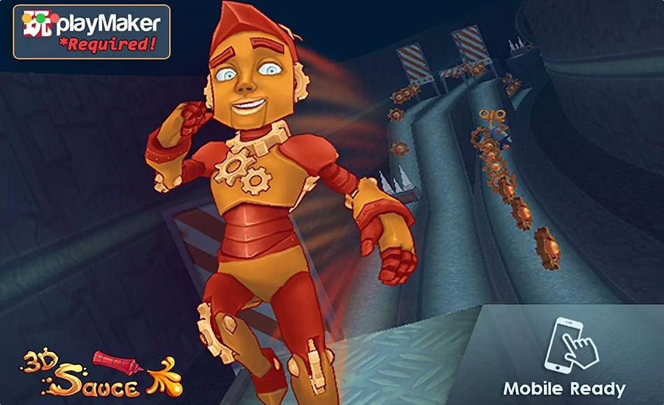 Unity开发 – 无限跑酷游戏开发模板 Playmaker 3D Infinite Runner for Playmaker