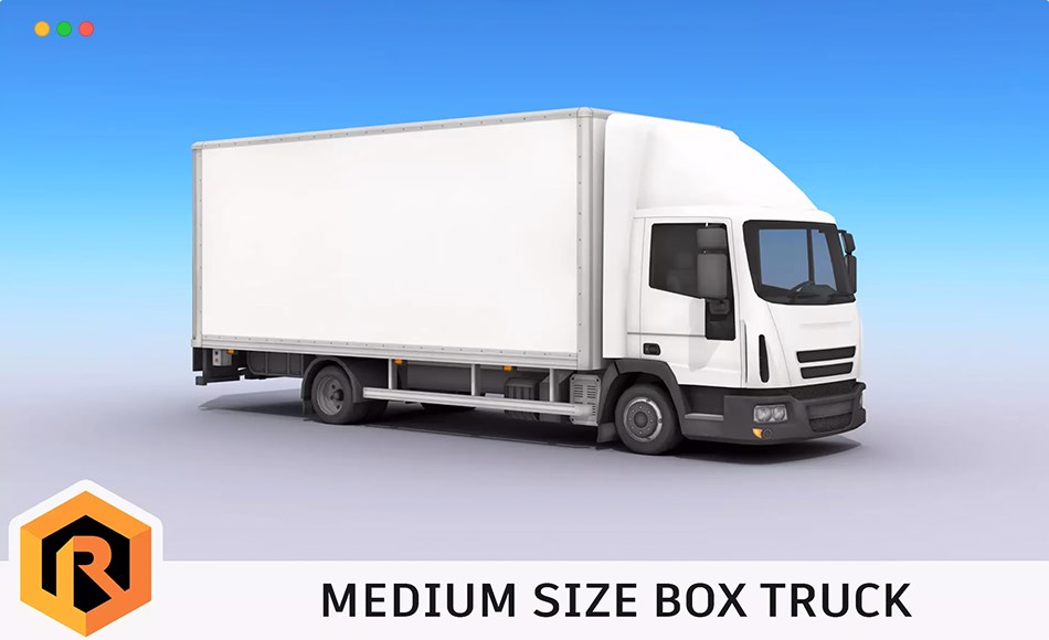 Unity资产 – 中型卡车 Medium Size Truck
