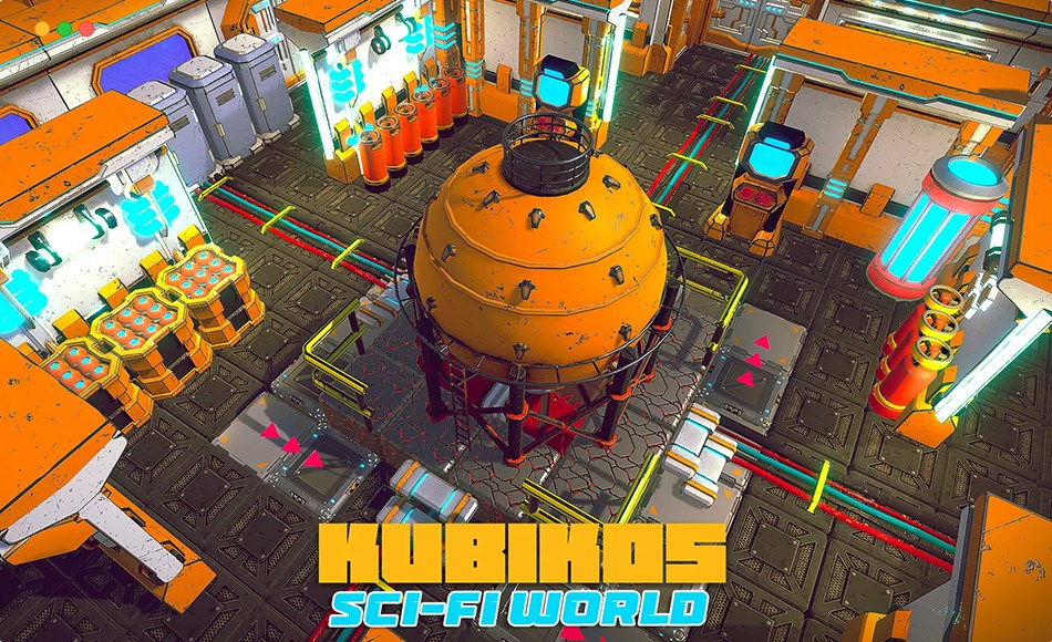 Unity资产 – 科幻魔方世界 KUBIKOS – Sci-fi Cube World