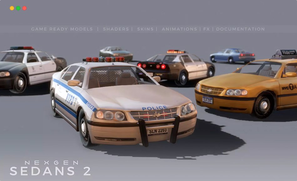 Unity资产 – 美国轿车 NexGen – American Sedans #2