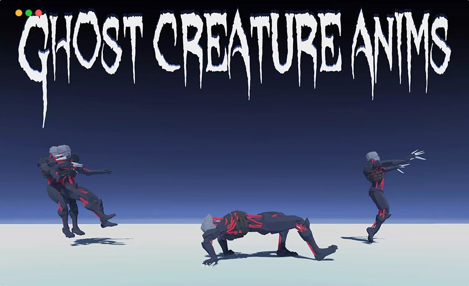 Unity动画 – 幽灵动画 Ghost Creature Anims