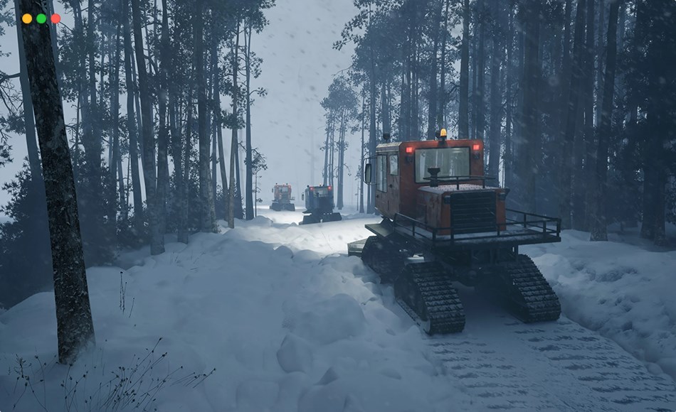 模型资产 – 雪地铲车 Snow Stryker – 3D asset