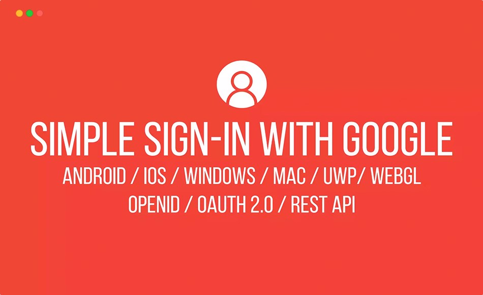 Unity插件 – 谷歌登录插件 Simple Sign-In with Google
