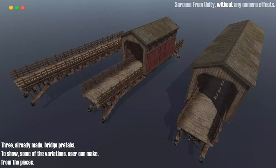 Unity资产 – 模块化桥梁 Modular Bridge