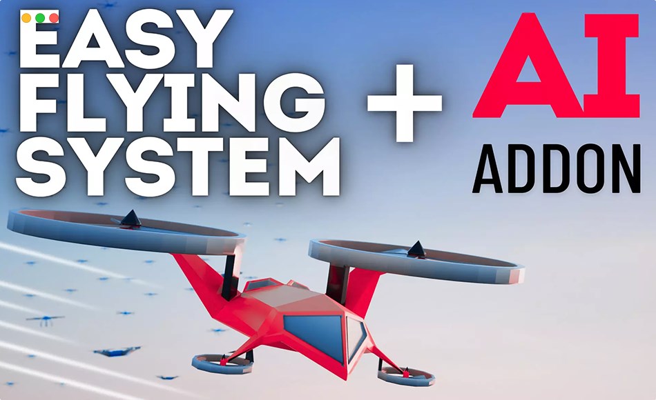 Unity插件 – 无人机飞行系统 Easy Flying System (With AI Add-On)