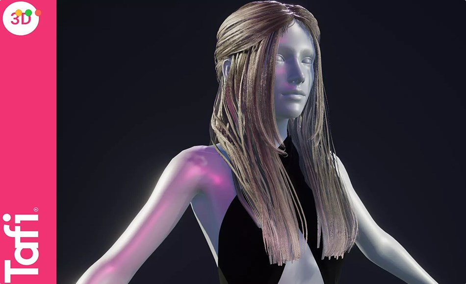 Unity插件 – Arwen Hair Female from Tafi