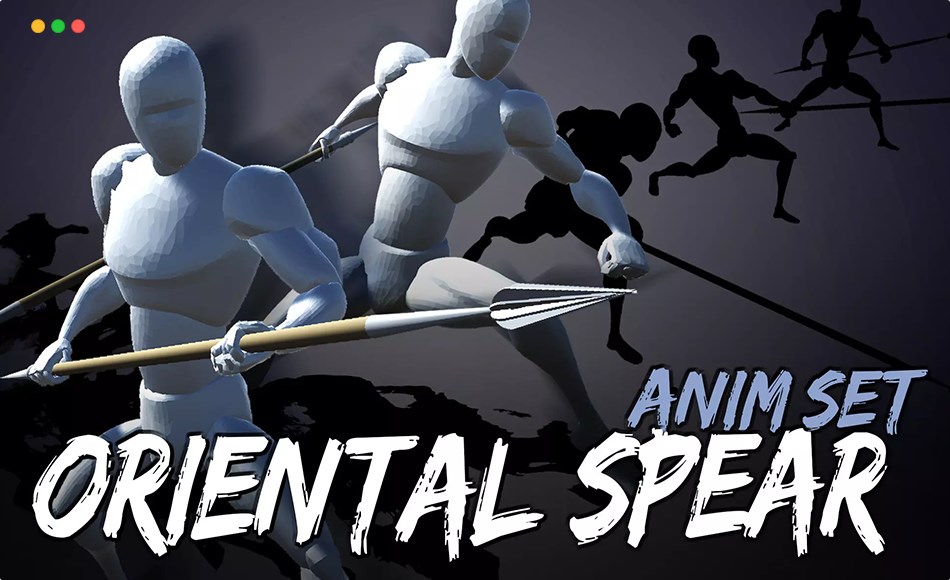 Unity动画 – 长矛动画集 Oriental Spear AnimSet