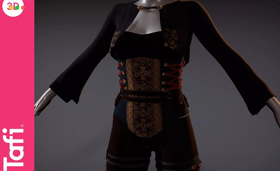 Unity插件 – Soul Keeper Outfit Female from Tafi