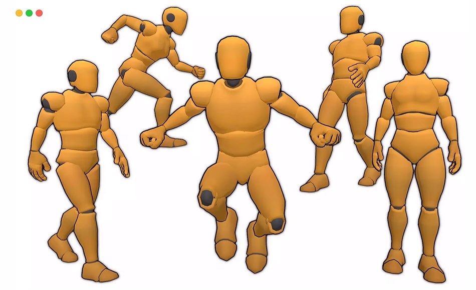 【更新】Unity动画 – 基础动作动画包 Human Basic Motions