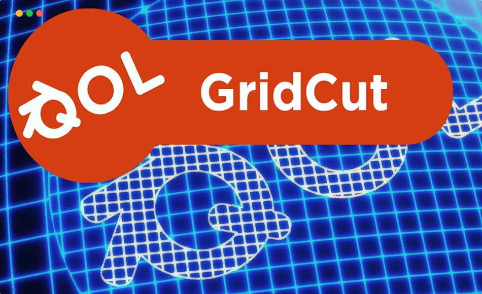 Blender插件 – 模型切割工具 Qol Gridcut