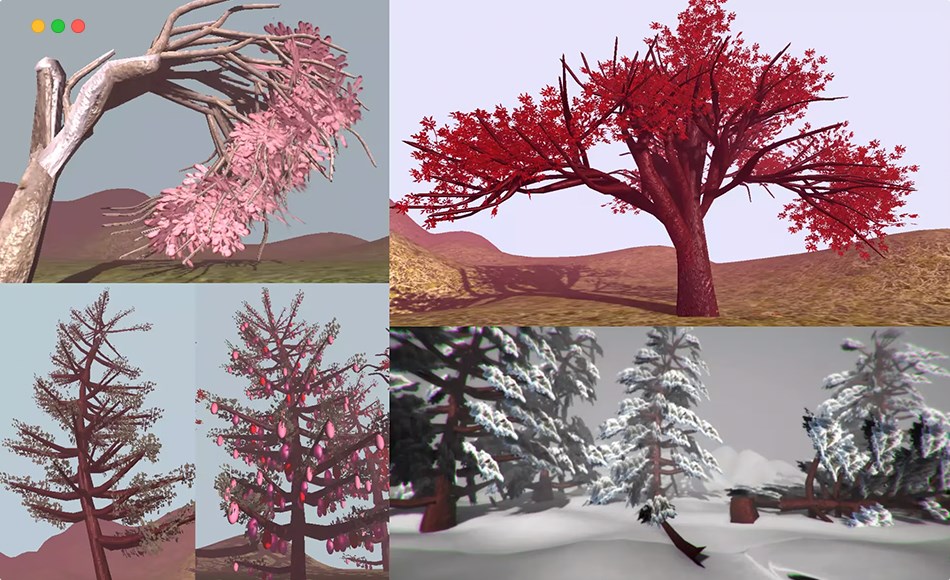 Unity插件 – 程序化森林创建系统 InfiniTREE – Procedural Forest Creation & Optimization