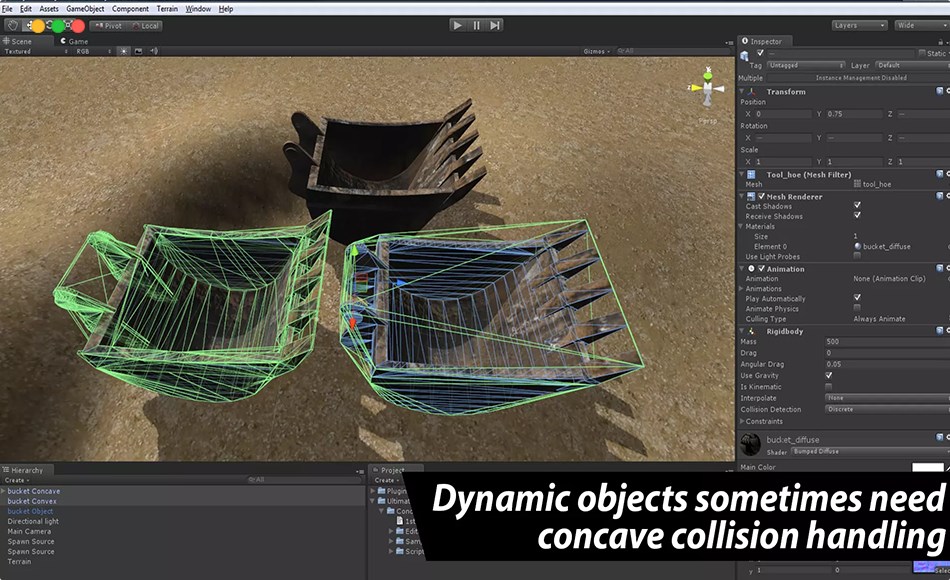 Unity插件 – 模型物理碰撞 Concave Collider