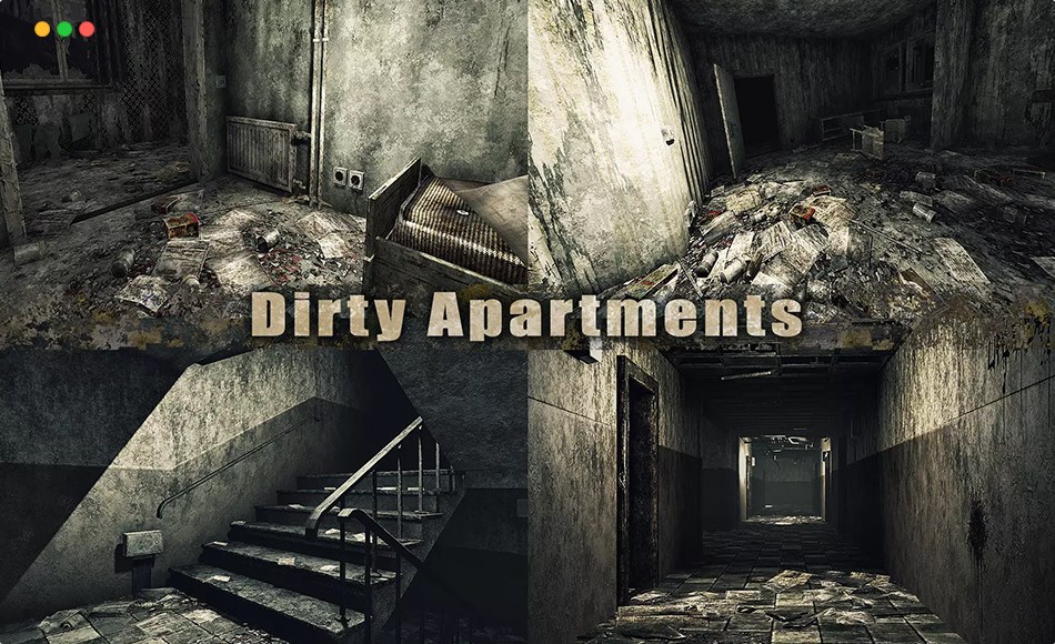 Unity场景 – 废弃公寓 Dirty Apartments