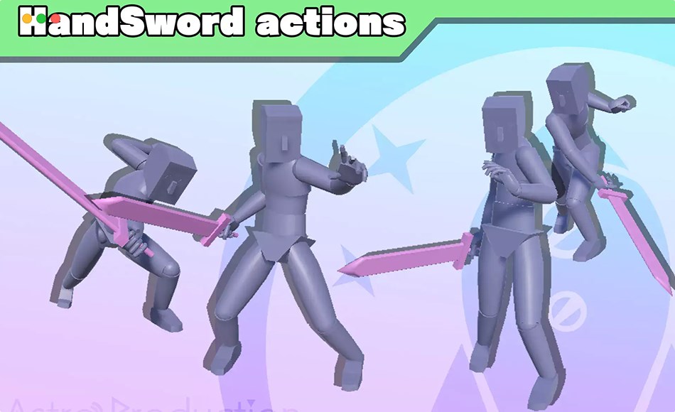Unity动画 – 持剑动作动画 HandSword actions