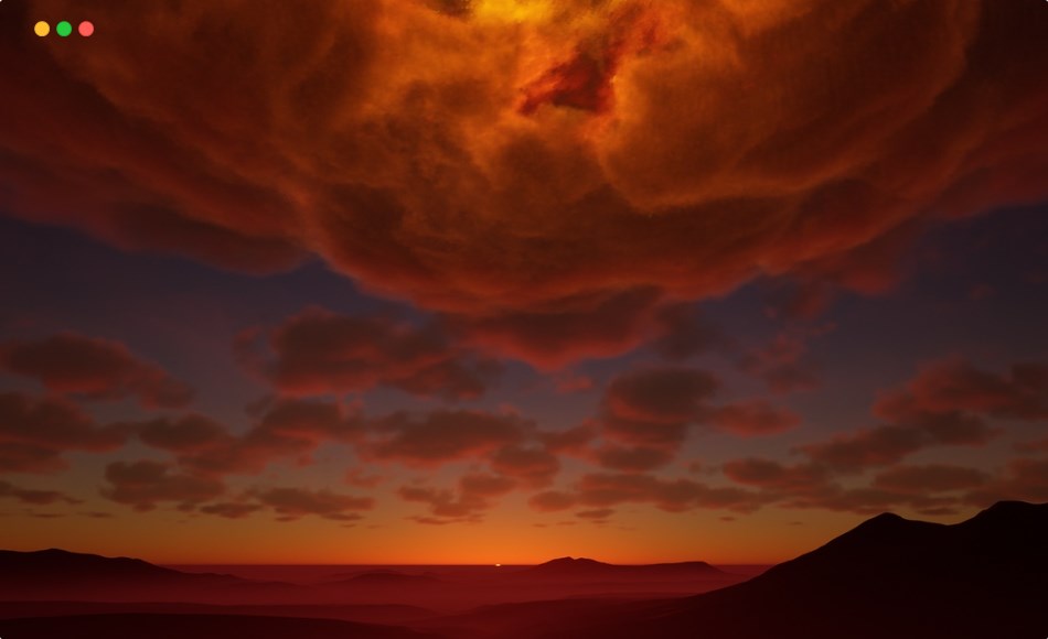 【UE5】风暴体积云 Storm Volumetric Clouds and Sky