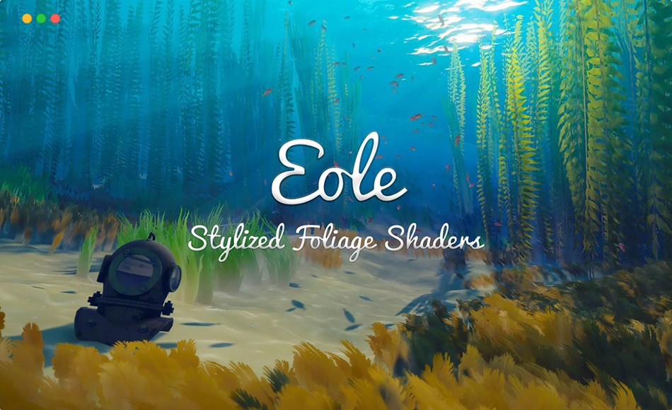 Unity材质 – 风格化树叶着色器 Eole – Stylized foliage shaders