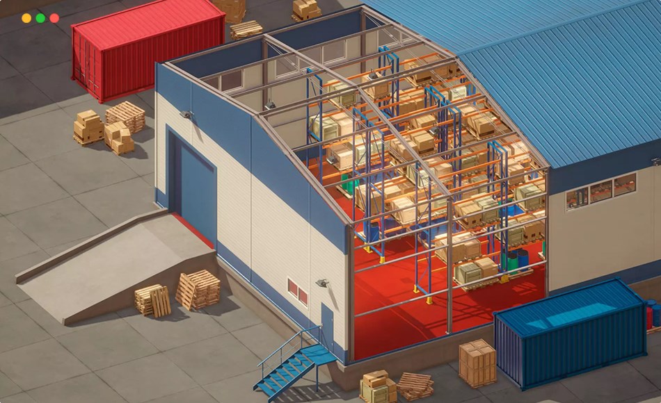Unity资产 – 模块化仓库套件 Warehouse Kit HQ