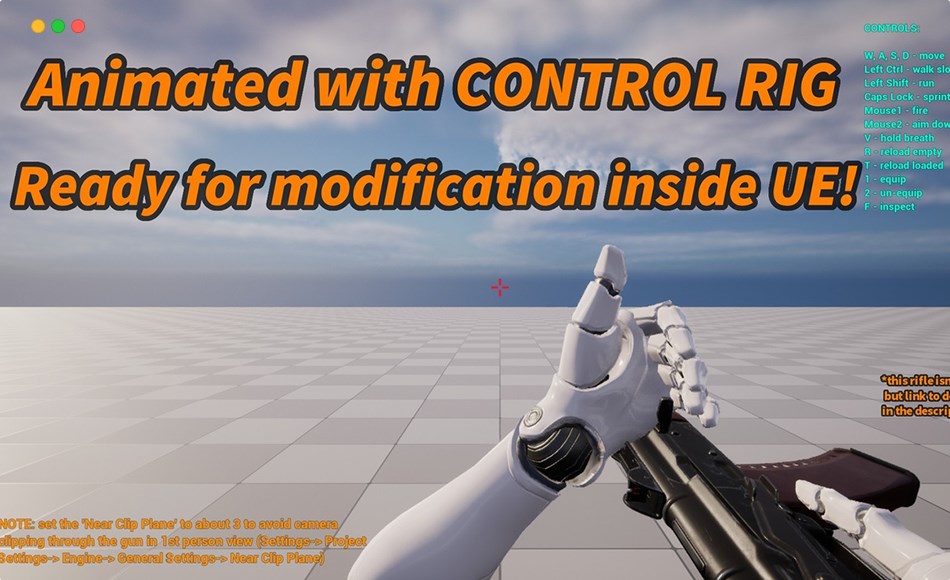 【UE5】可定制的手臂动画 Customizable Arms Animations