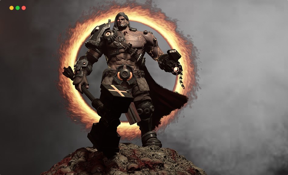 【UE5】未来战士 Futuristic Warrior CYBER WARRIOR