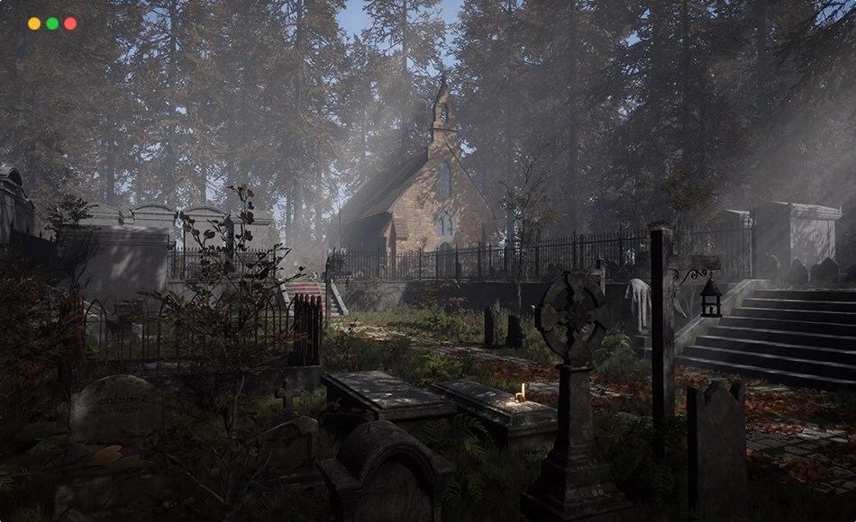 Unity场景 – 模块化黑暗幻想墓地 Modular Dark Fantasy Graveyard