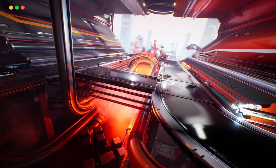 【UE5】科幻城市中心套件 Sci-Fi City Hub Kit