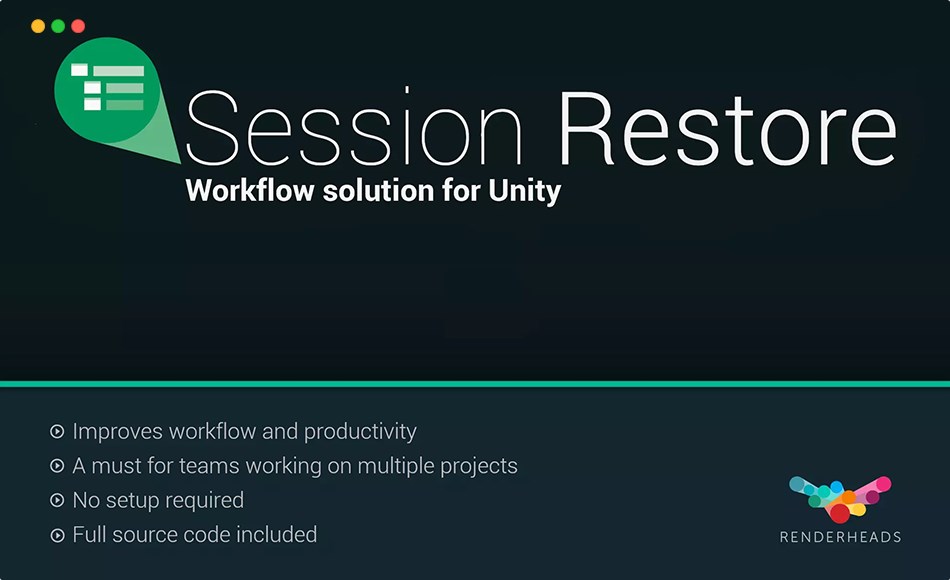 Unity插件 – 会话场景恢复插件 Session Restore