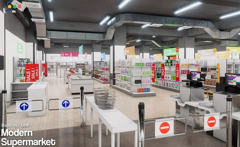 Unity场景 – 超市场景 Modern Supermarket