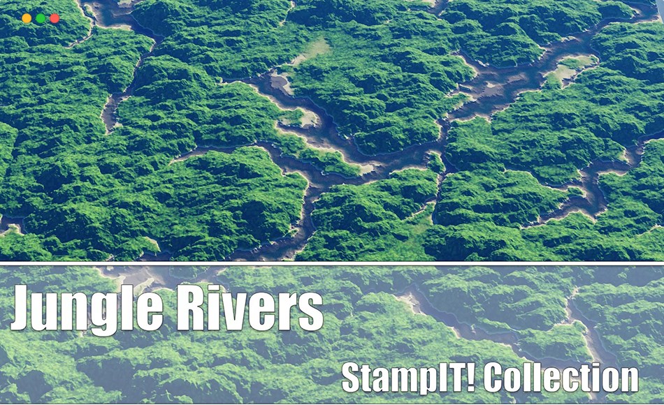 Unity资产 – 丛林河流 Jungle Rivers – StampIT!