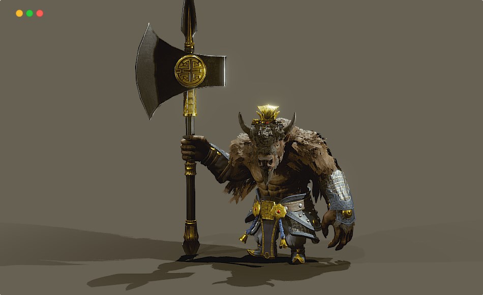 Unity角色 – 牛皇 Bull Emperor