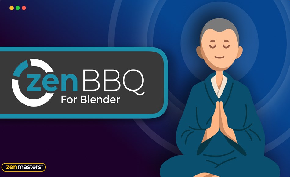 Blender插件 – 可视化倒角工具 Zen BBQ