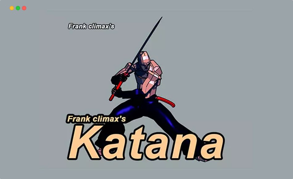 Unity动画 – 双手武士刀动画集 Frank climax’s Katana