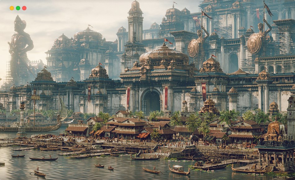 模型资产 – 印度朱罗王朝 CHOLA NADU – Kitbash Set