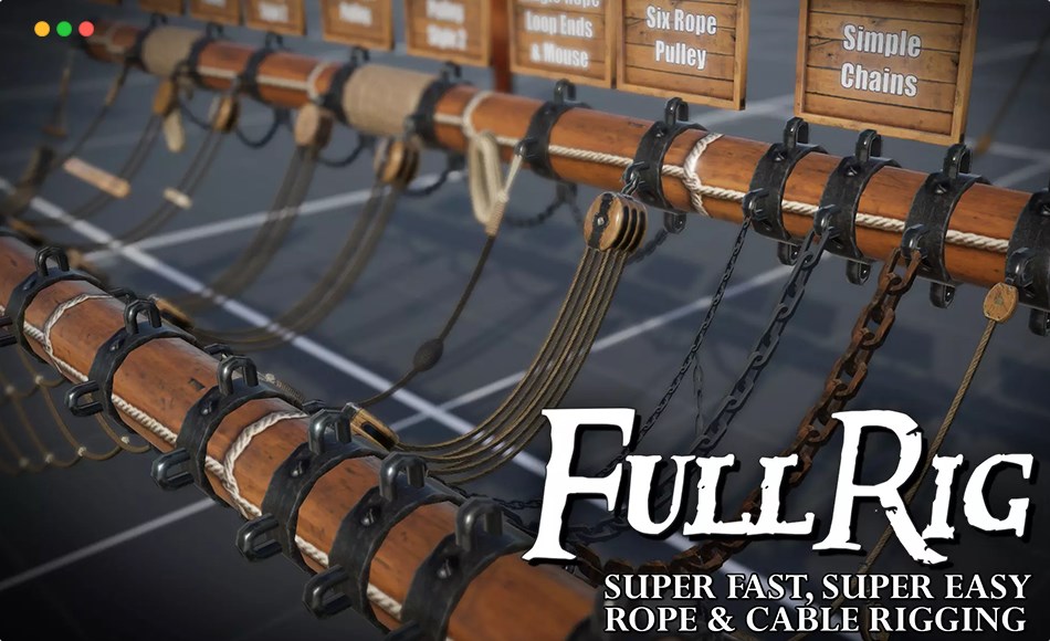 Unity插件 – 动画绳索系统 Full Rig