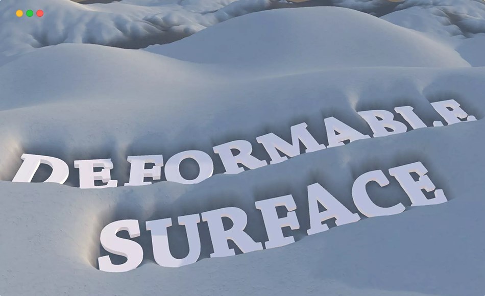 Unity插件 – 可变形表面 Deformable Surface