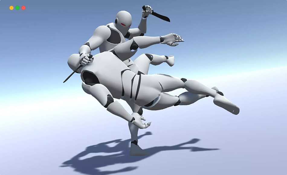 Unity动画 – 匕首格斗动画 TwinDaggers_Animset