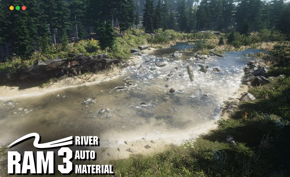 Unity插件 – 程序化河流 R.A.M 3 – River Auto Material 3