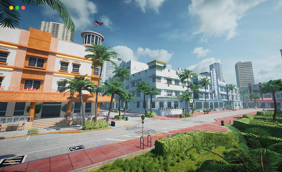 Unity场景 – 迈阿密海滩 Miami Beach