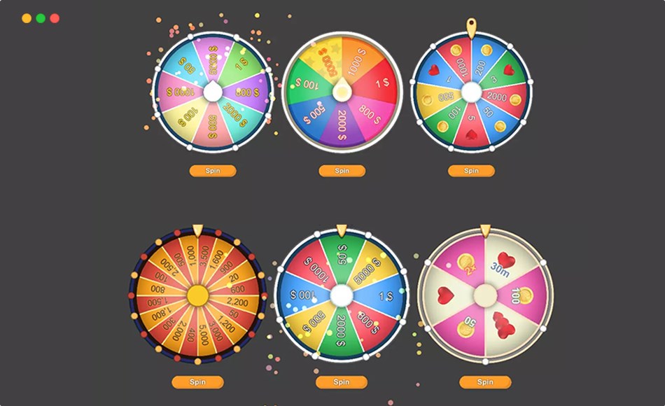 Unity资产 – 游戏大富翁转轮 Fortune Spin Wheel – pro