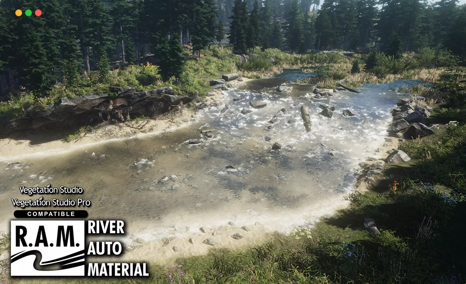 【更新】Unity插件 – 程序化河流 R.A.M 2019 – River Auto Material 2019