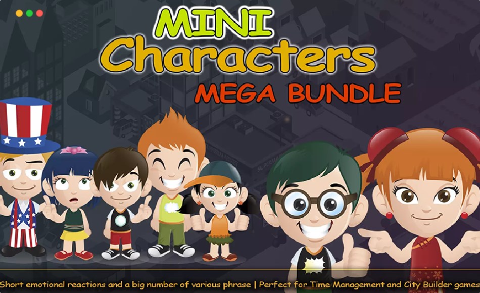 Unity音效 – 角色语音包 Mini Characters Ultimate Voice Pack