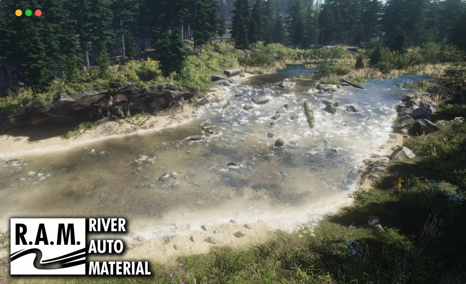 Unity插件 – 程序化河流 R.A.M – River Auto Material