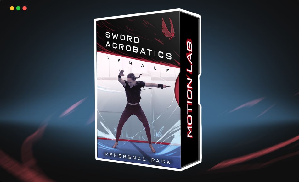 女性角色舞剑动作参考视频 SWORD ACROBATICS FEMALE – reference