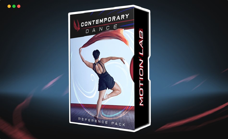 角色舞蹈动作参考视频 Contemporary Dance Pack