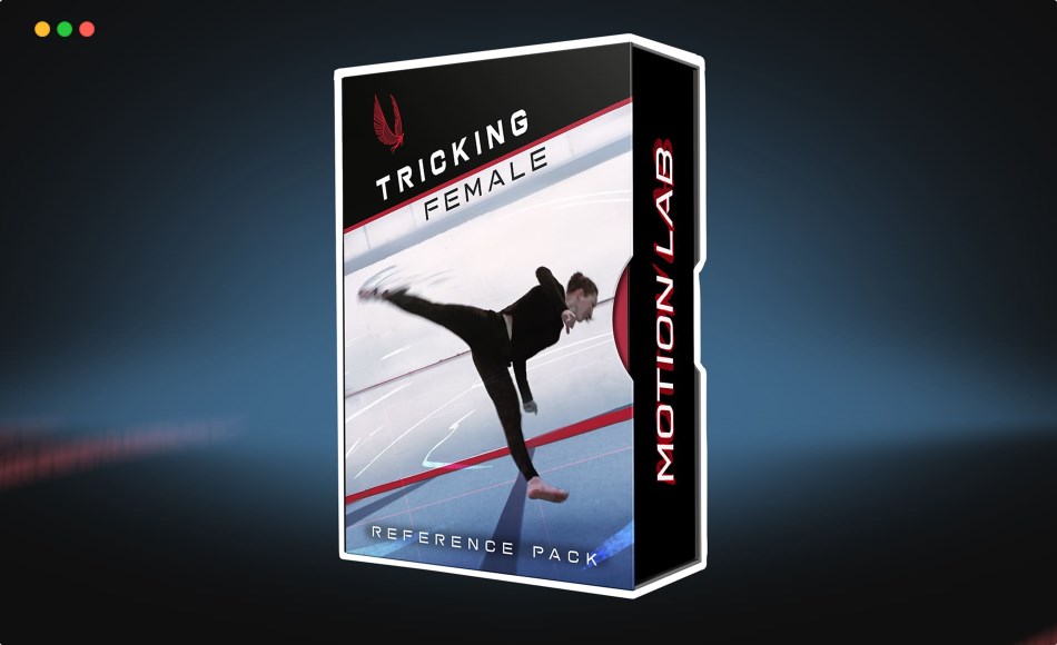 女性角色特技动画视频参考 TRICKING PACK FEMALE – featuring Schirin