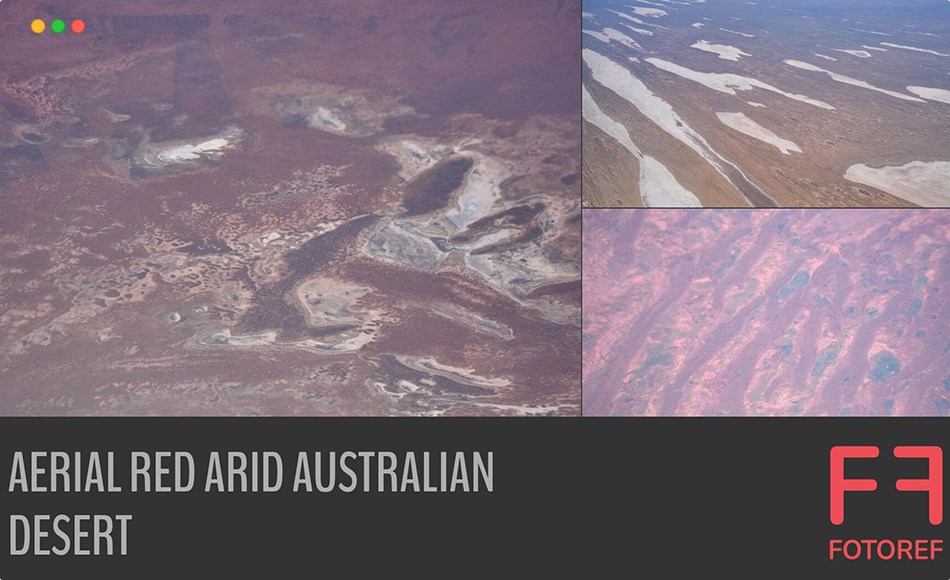 103 张红色干旱沙漠航拍参考照片 103 photos of Aerial Red Arid Australian Desert