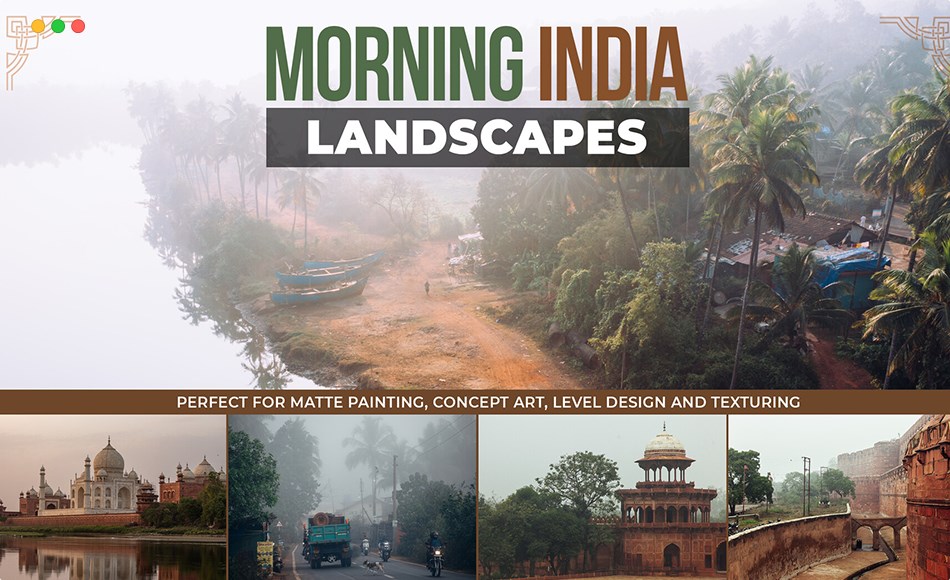 290 张印度村庄参考照片 290+ Morning India Landscapes