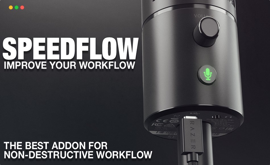 Blender插件 – 建模辅助插件 Speedflow & Companion