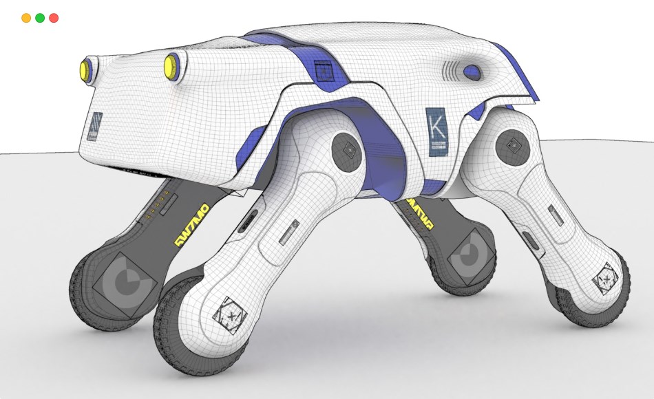 Blender插件 – 线框渲染插件 Chalk Style Pro